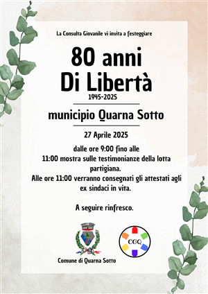 Cerimonia "1945-2025 - 80 Anni di Libertà"